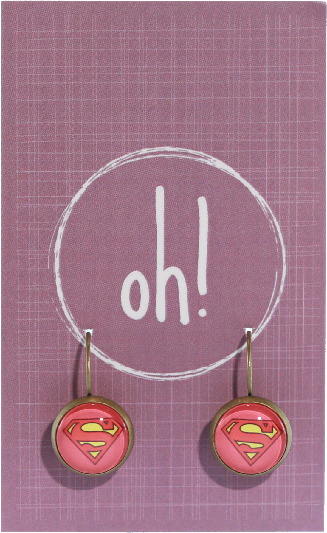 Supergirl Earrings - Earrings (2048x2048), Png Download