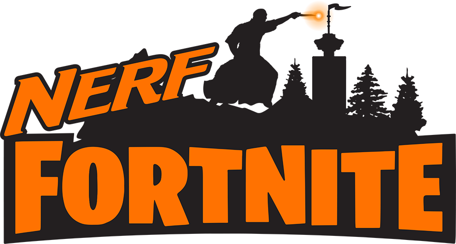 Coming This Spring Fortnite-nerf Logo - Silhouette (900x481), Png Download