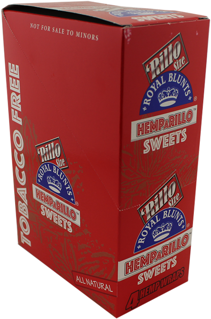 Royal Blunts Rillo Size Hemp Wraps Sweet Flavor - Carton (700x700), Png Download