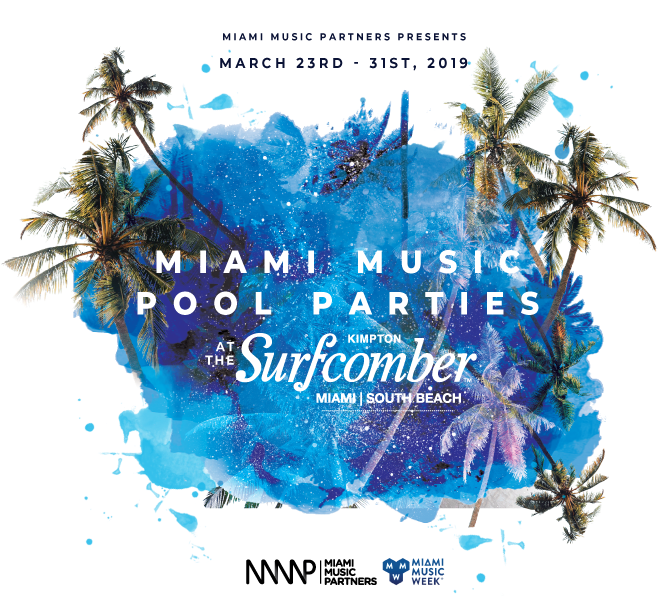 Miami Music Pool Parties At The Surfcomber - Kimpton Surfcomber Hotel (700x628), Png Download