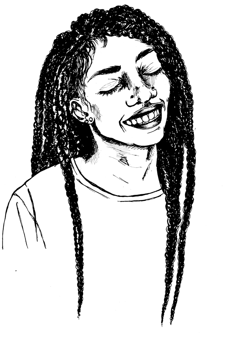 Dreadlocks Ubisafe Raeable - Sketch (750x1123), Png Download