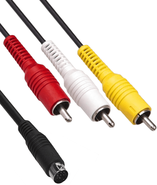 S Video Av Cable Sega Mega Drive 2 1 8m Smd - Speaker Wire (521x614), Png Download