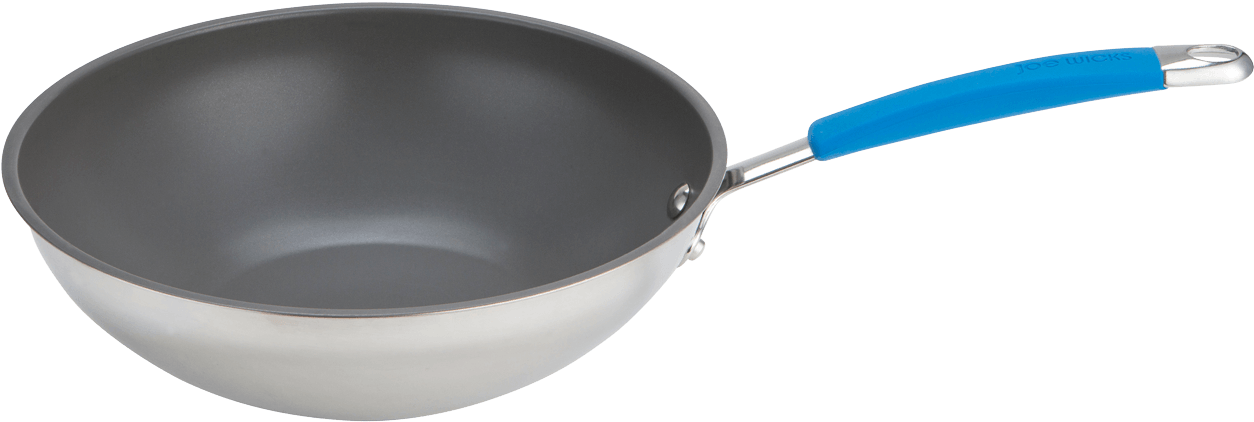 Quick & Even Stainless Steel Stirfry £34 - Sauté Pan (1400x635), Png Download