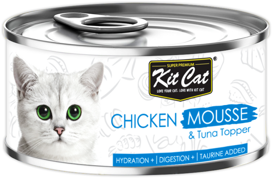 Mousse Topper Cat Food - Kitcat Mousse Cat Canned Food (1181x785), Png Download