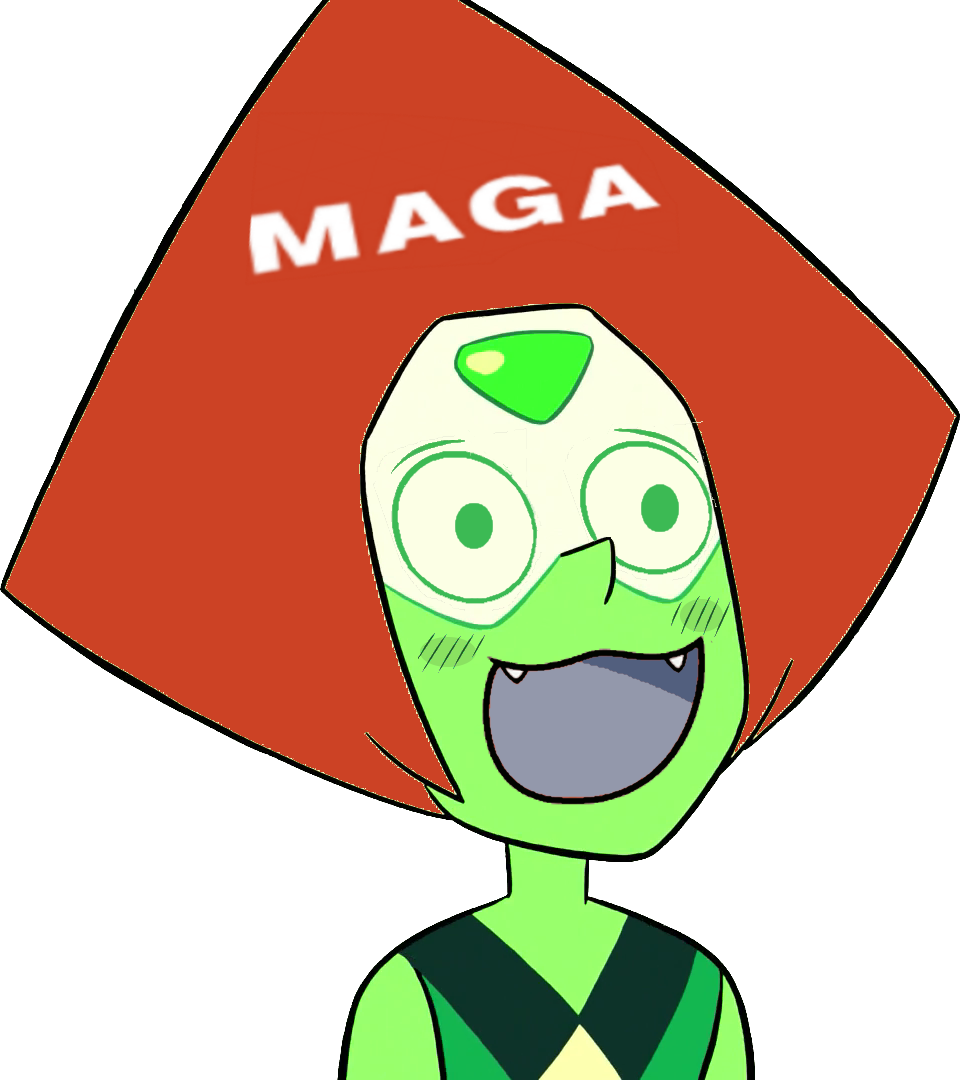 Maga Crippled America Green Clip Art Leaf - Peridot Make America Great Again (960x1080), Png Download