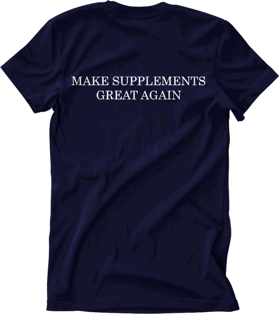Make Supplements Great Again- Back - Happier Marshmello Smiley (978x1203), Png Download