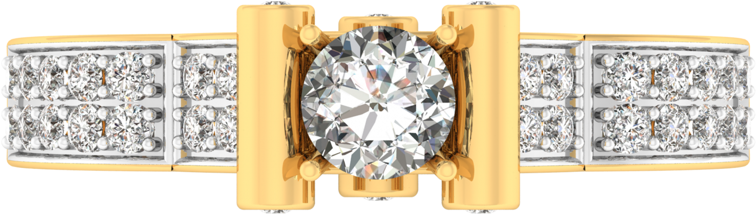 The Border Diamond Ring - Diamond (1800x1013), Png Download