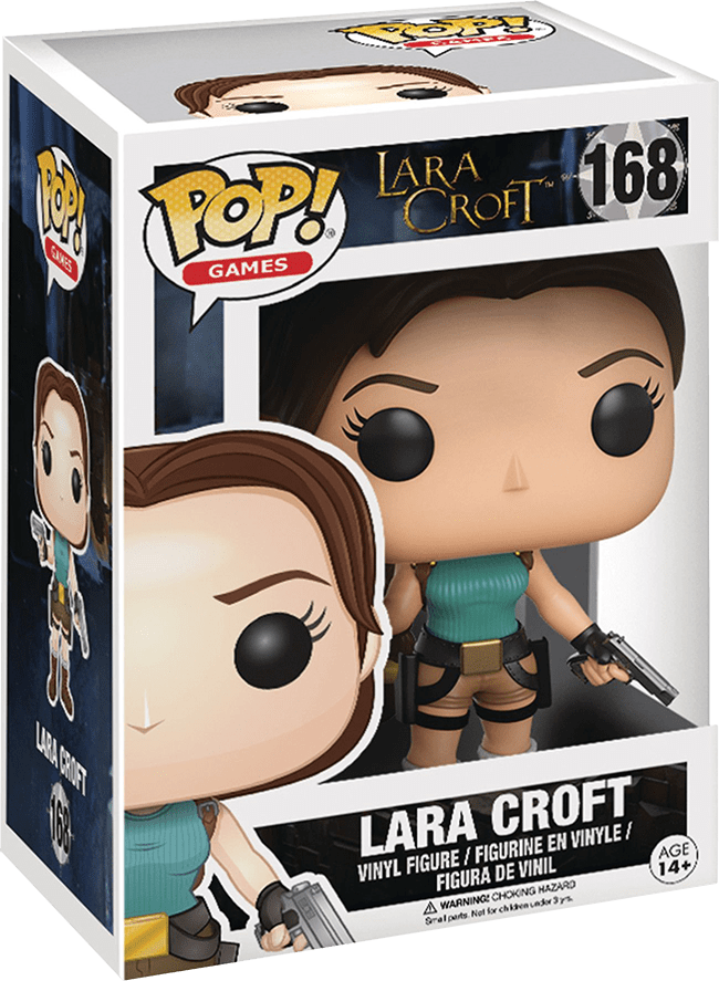 Funko Pop Games Tomb Raider Lara Croft - Pop Funko Lara Croft (650x887), Png Download