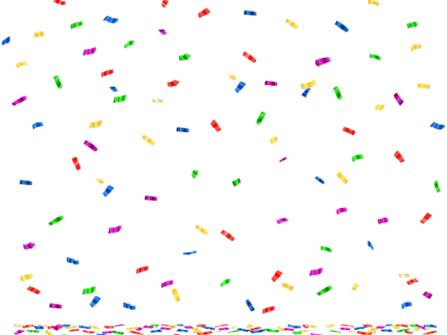 Happy Birthday Clipart Confetti - Party (640x480), Png Download