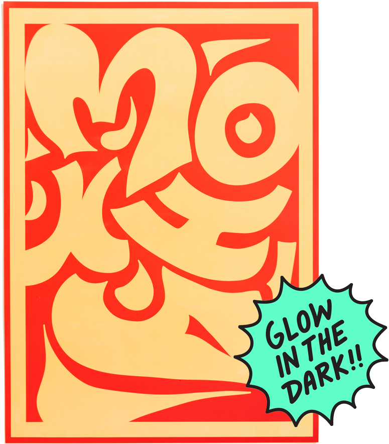 Tribal Poster Yellow On Red - Yellow (1080x1080), Png Download