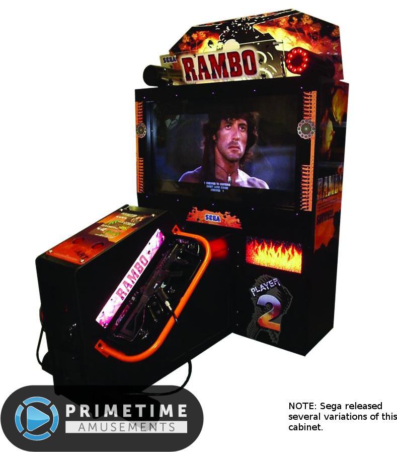Rambo Deluxe Arcade Game By Sega - Rambo Video Game Sequel (868x992), Png Download