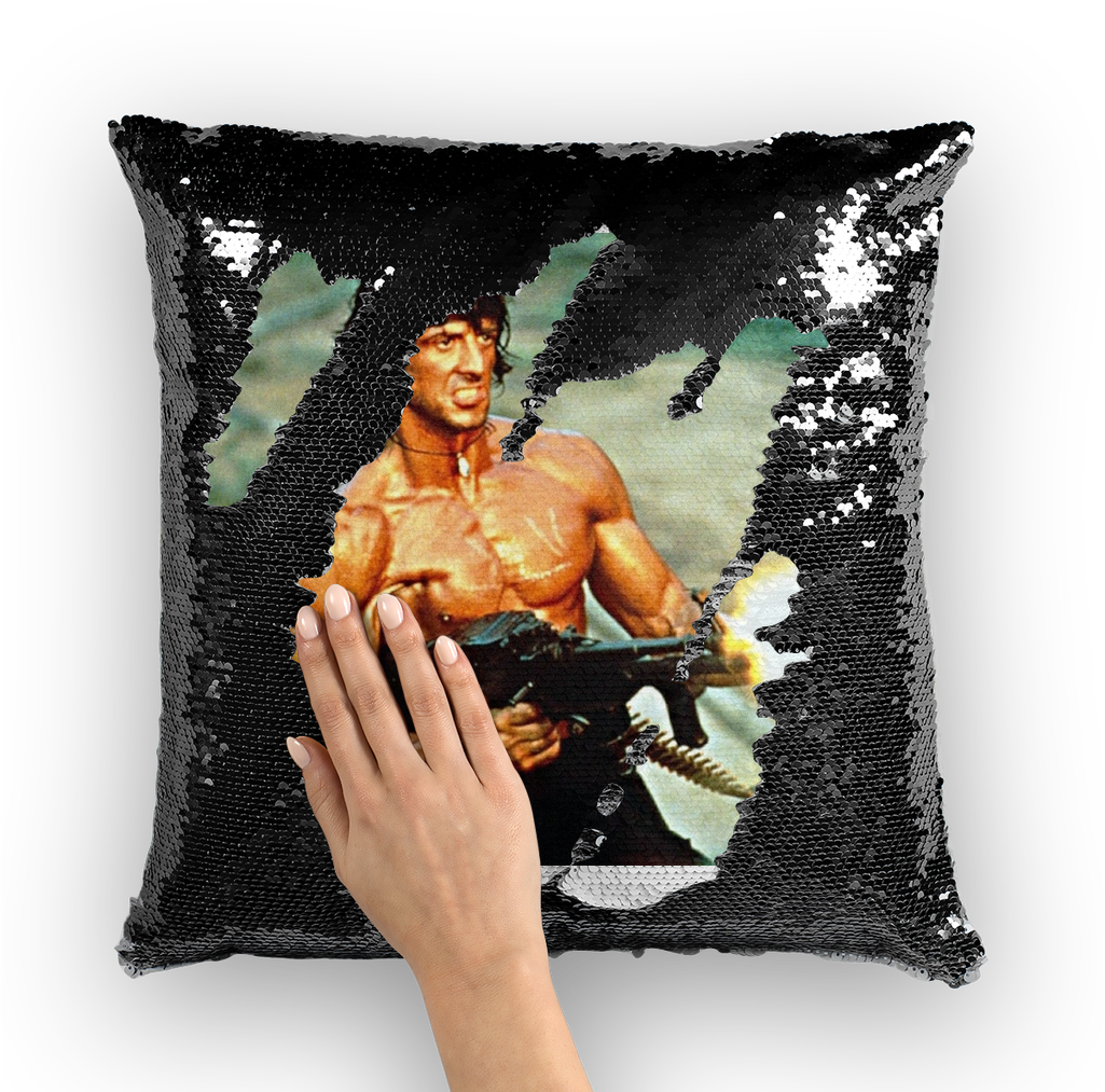 Rambo Collection ﻿sequin Cushion Cover - Cushion (1024x1024), Png Download