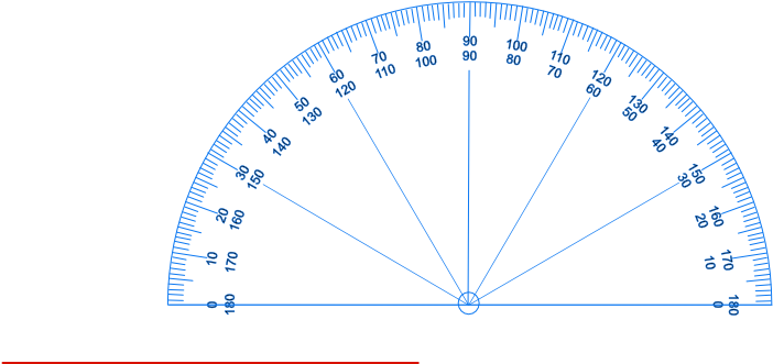 Ensure That The Centre Of The Protractor Is Positioned - Protractor On Paper (878x434), Png Download