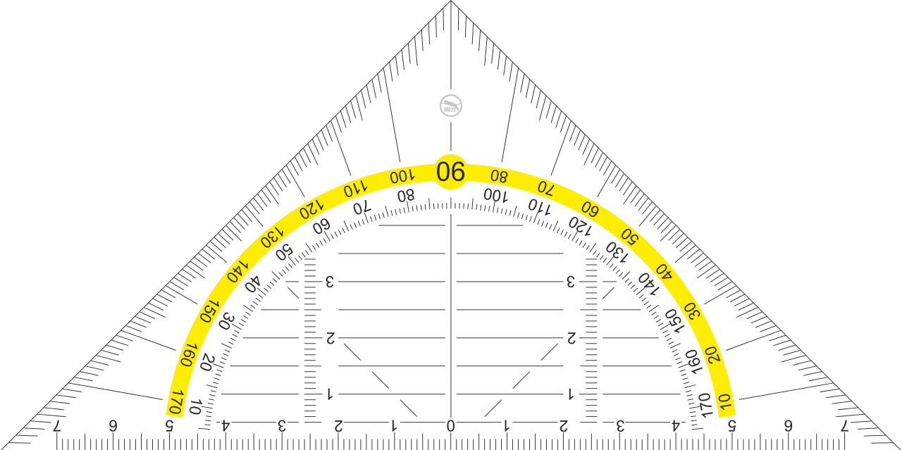 Set Square Geodreieck - Geodreieck Png (1280x639), Png Download