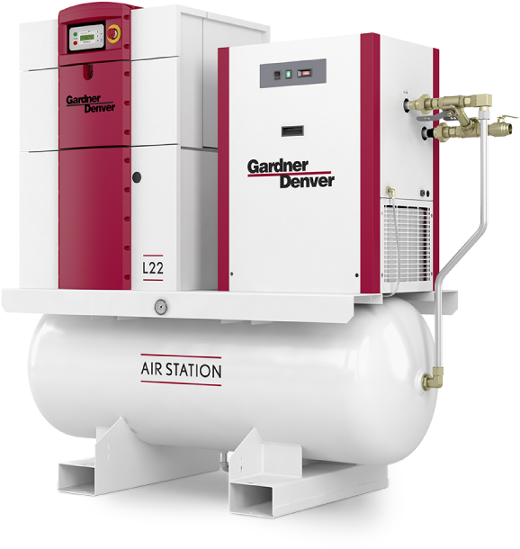 Rotary Screw Air Compressor Vs - Gardner Denver, Inc. (595x630), Png Download