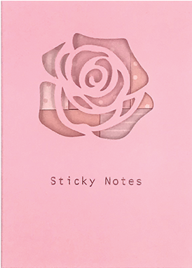 Sticky Note 40sheets Die Cut - Garden Roses (1080x1080), Png Download