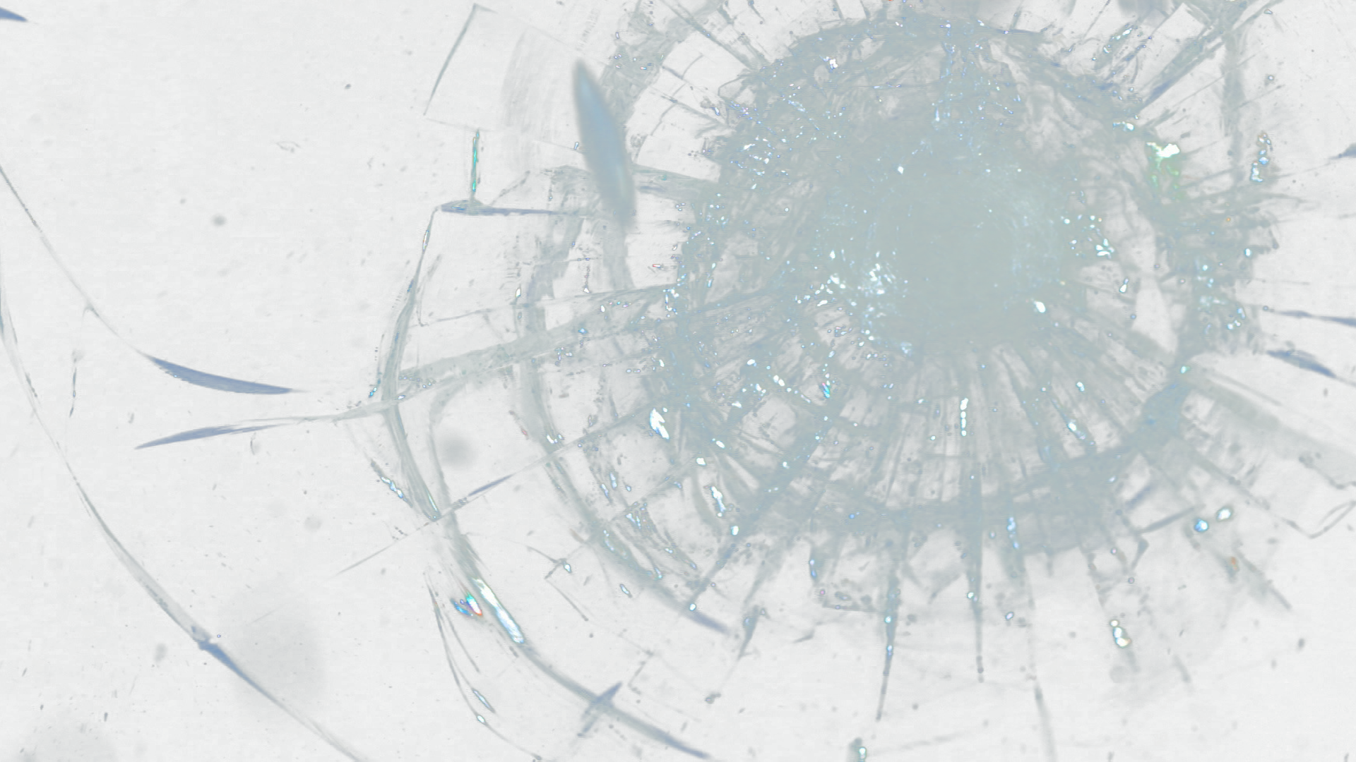 Alpha Channel Glass Breaking - Sketch (1920x1080), Png Download