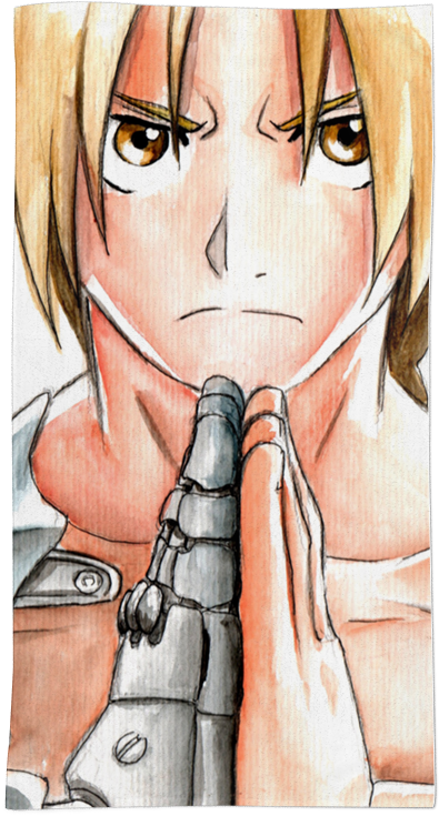Toalha Edward Elric De Rodrigo Chaemna - Edward Elric (800x800), Png Download