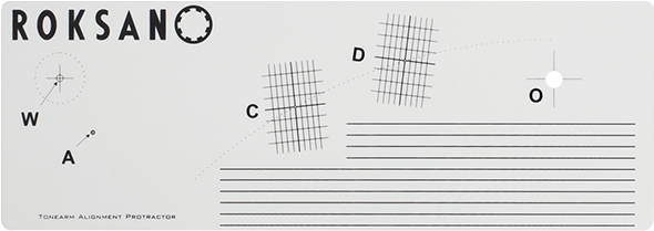 Roksan Tonearm Protractor Products - Roksan (828x620), Png Download