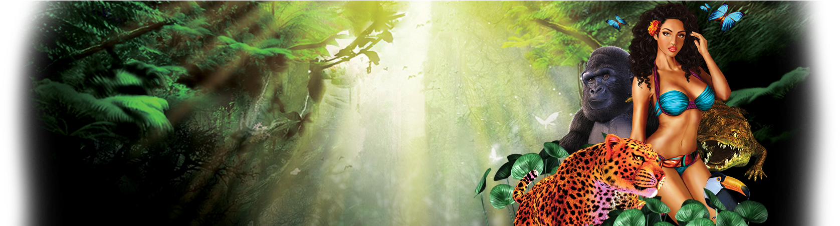Beauty In The Wild Bg - Sunlight (1700x450), Png Download