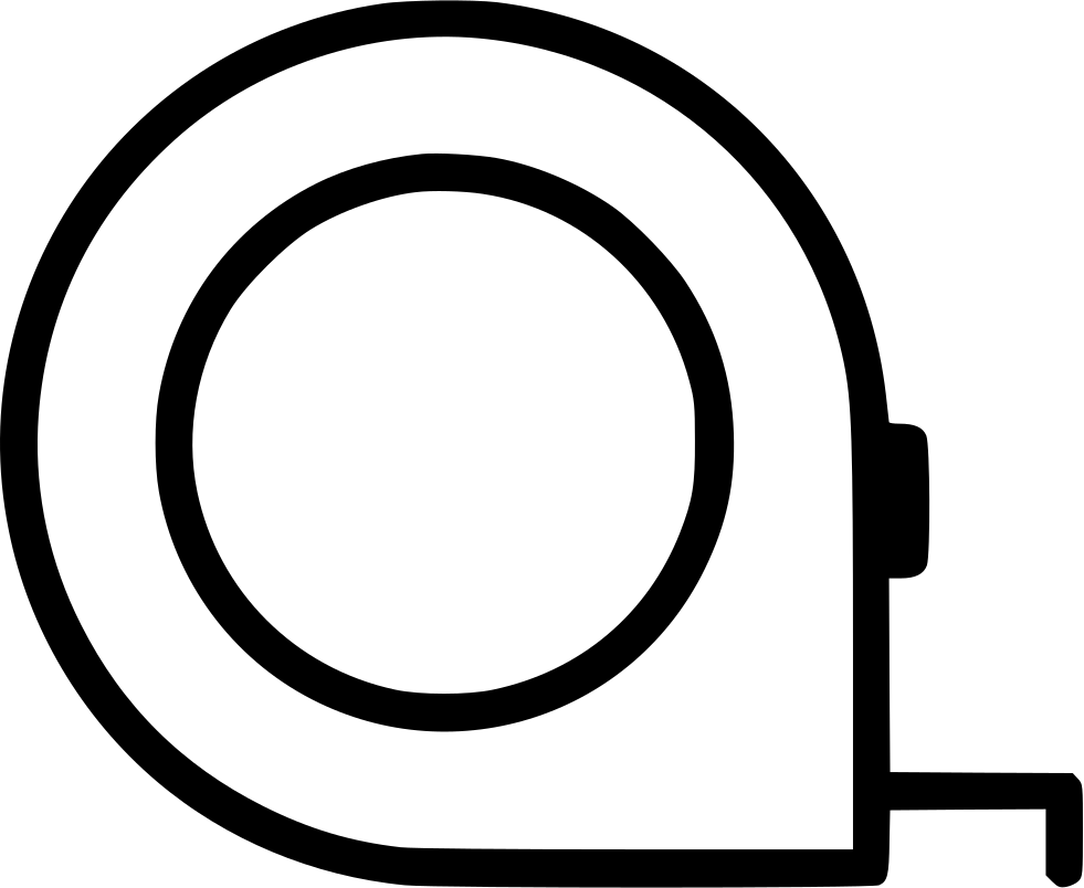 Tool Measuring Tape Comments - Circle (981x804), Png Download