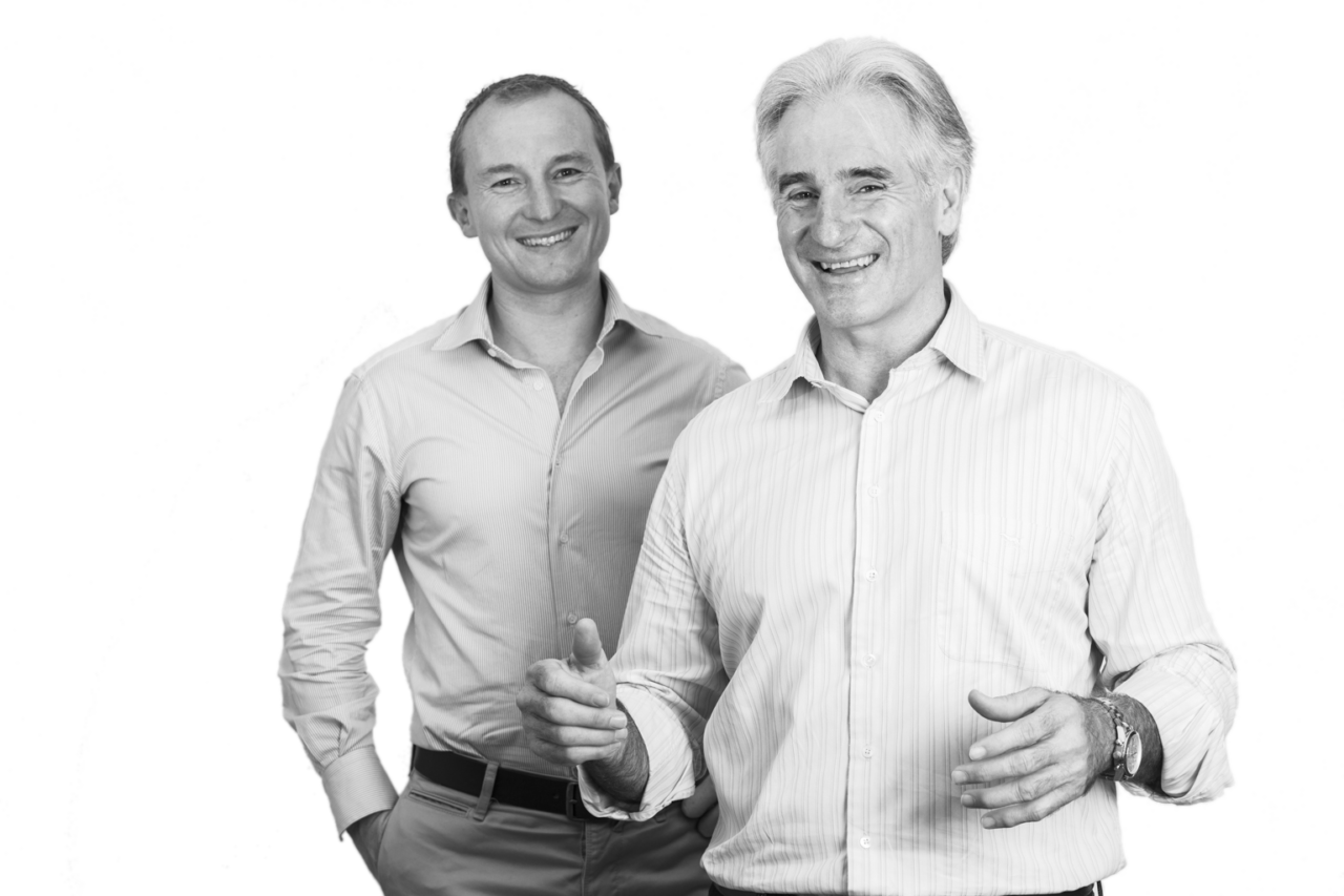 Black And White Photo Of Phil Allison & John Colbert - Gentleman (1280x853), Png Download