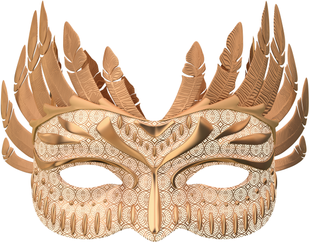 Carnival Masks - Carnival Mask Transparent (866x650), Png Download