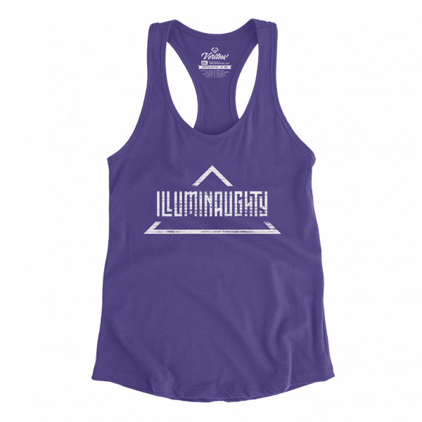 Illuminaughty Racerback Tank - Active Tank (600x600), Png Download