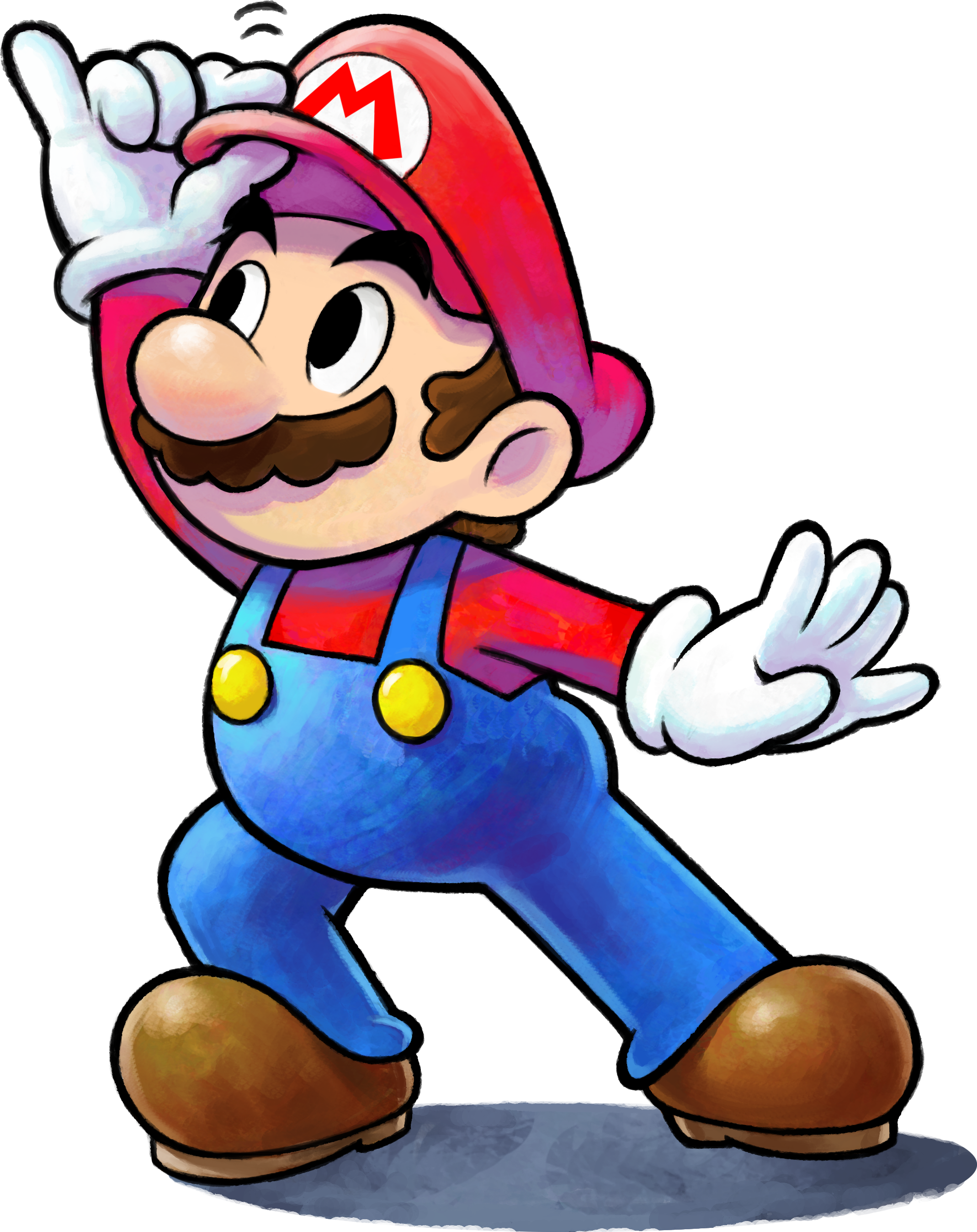 Toadette, World Map, And Other New Images - Mario And Luigi Paper Jam Mario (2138x2695), Png Download