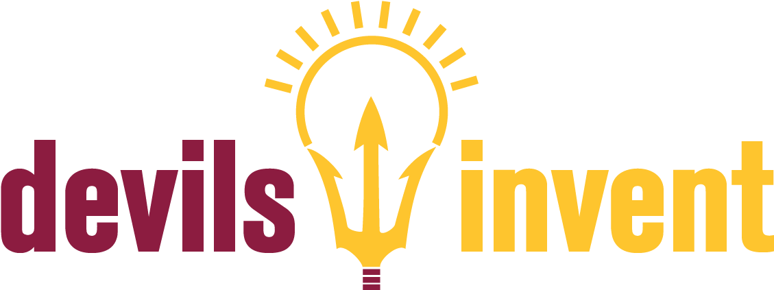 So I Thought That The Trident Looked Like The Center - Devils Invent Asu (1139x431), Png Download