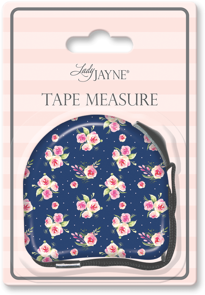 Navy Roses Measuring Tape - Embroidery (1200x1200), Png Download