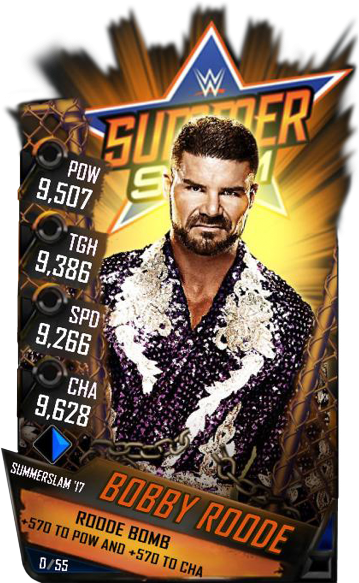 Bobbyroode S3 15 Summerslam17 - Wwe Supercard Jimmy Uso (456x720), Png Download