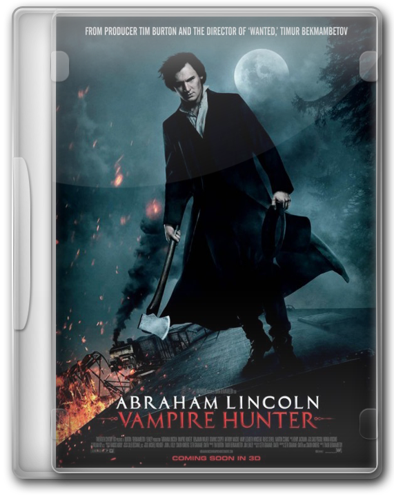 Vampire Hunter - Abraham Lincoln Cazador De Vampiros (571x720), Png Download