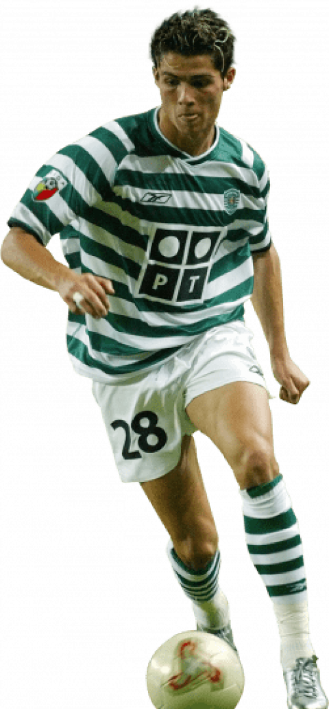 Free Png Download Cristiano Ronaldo Png Images Background - Cristiano Ronaldo Sporting Png (480x1033), Png Download
