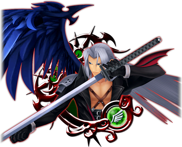 Won Vs - - Kingdom Hearts Union X Sephiroth (638x517), Png Download