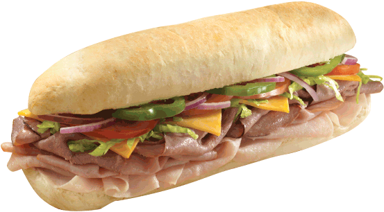 Classic Trio Sub - Fast Food (560x560), Png Download