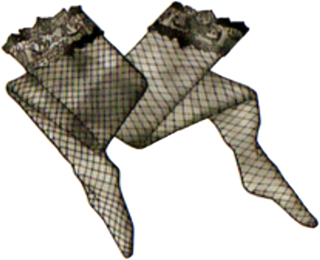 Fishnet Sticker - Dragon Quest Fishnet Stockings (1024x833), Png Download