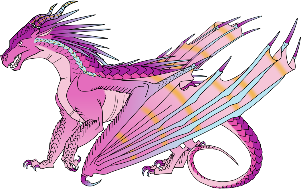 Wings Of Fire Ice - Wings Of Fire Skywing Icewing Hybrid Full Size PNG Down...