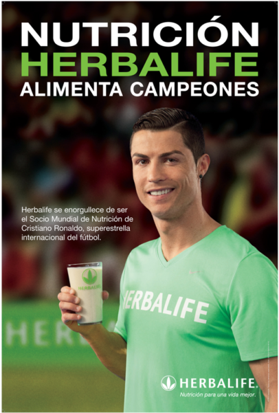 Poster Cristiano Ronaldo - Cristiano Ronaldo Herbalife Poster (600x600), Png Download