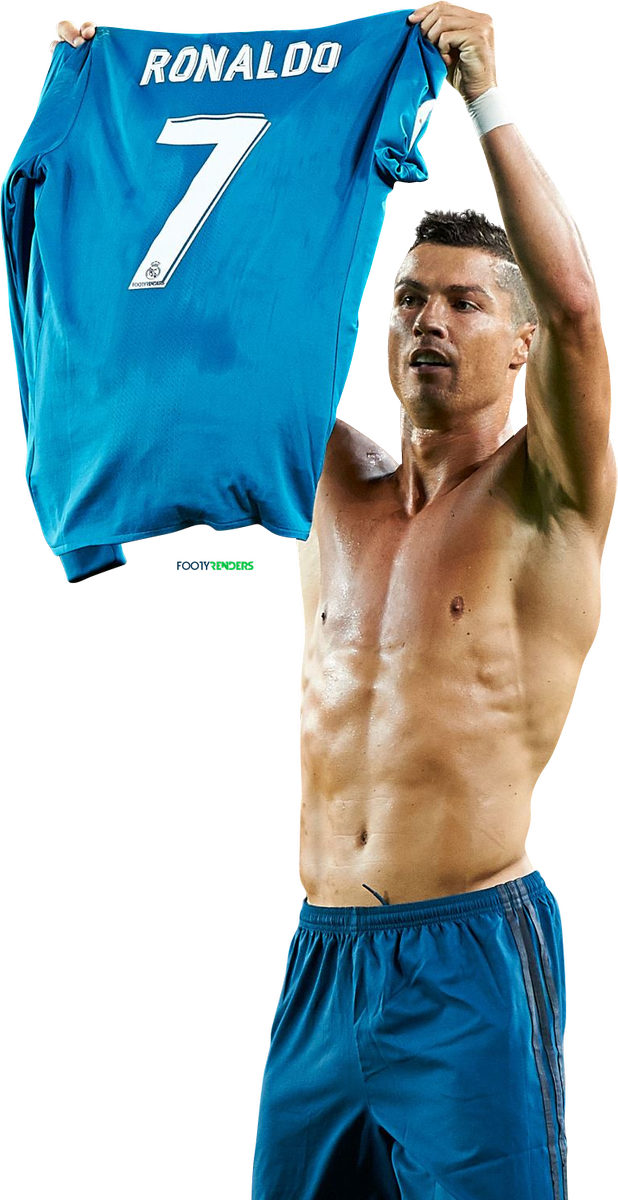 Footyrenders - Cristiano Ronaldo Png 2017 18 (618x1200), Png Download
