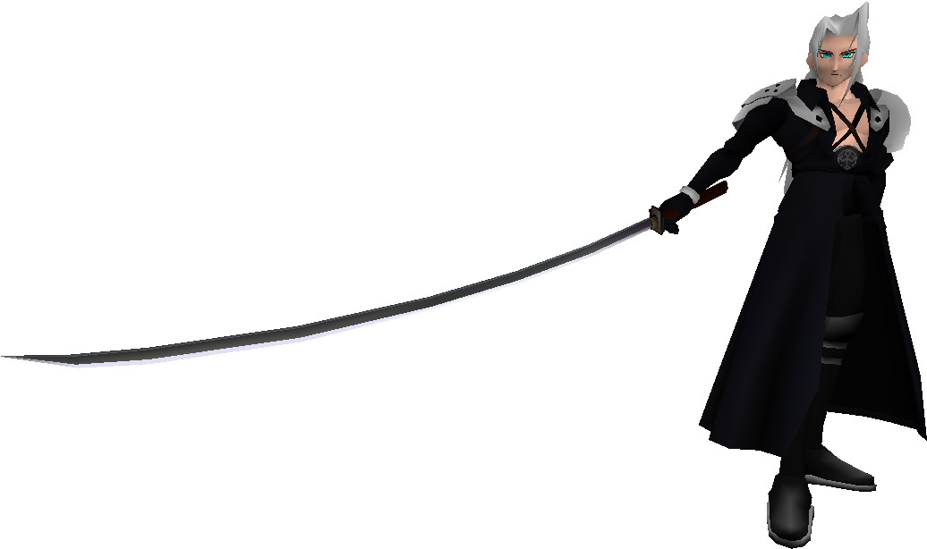 Sephiroth - Sword (1143x742), Png Download