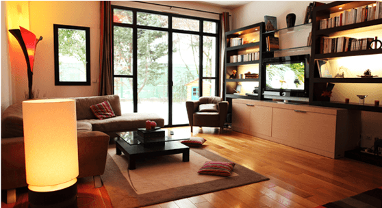 Sliding Door - Interior Design (970x373), Png Download