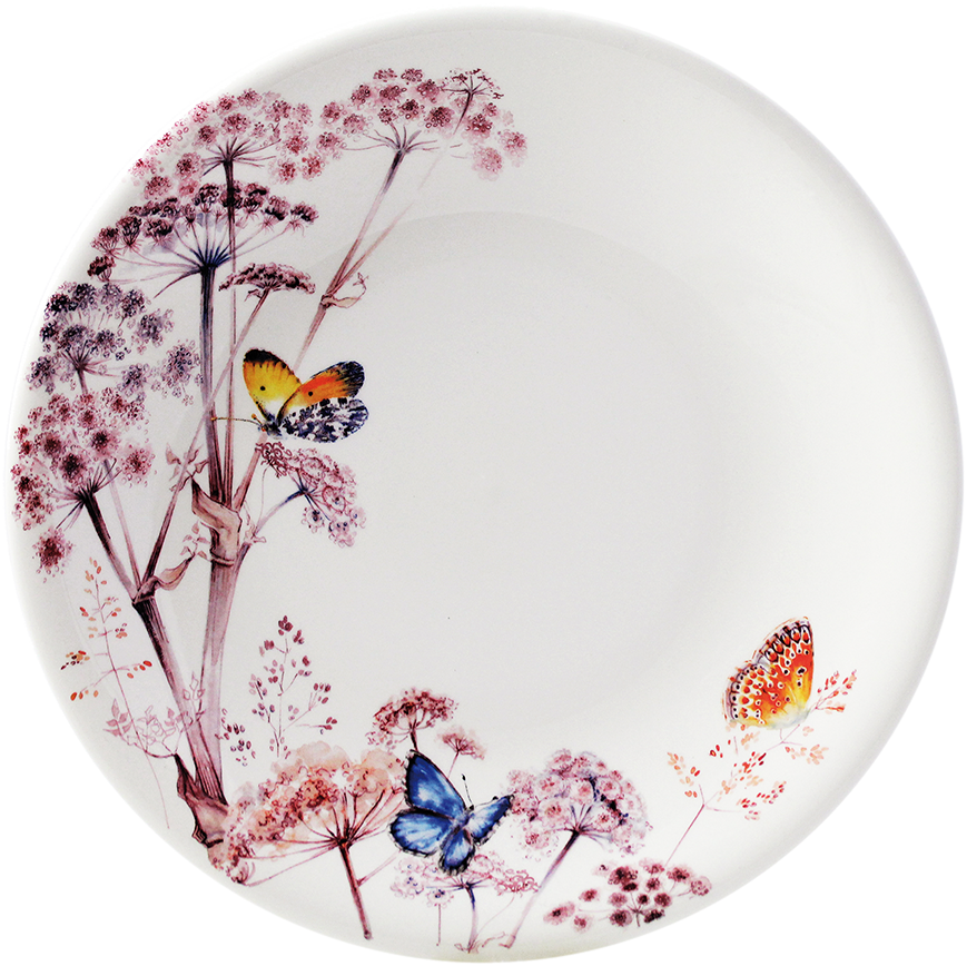 4 Dinner Plates - Plate (869x868), Png Download