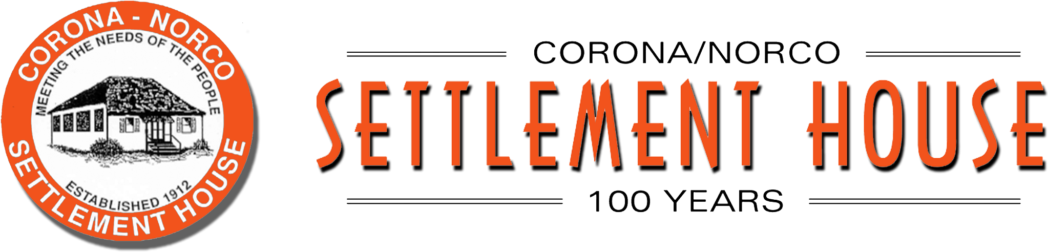 Corona Norco Settlement House - Human Action (2085x530), Png Download