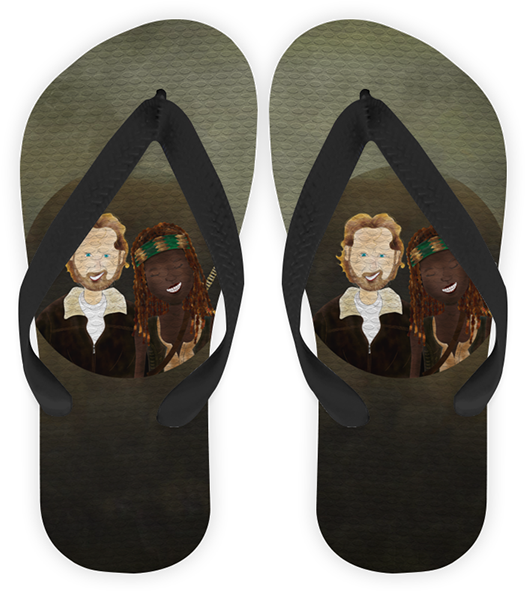 Https - //www - Colab55 - Com/@rohmcave - Flip-flops (600x600), Png Download