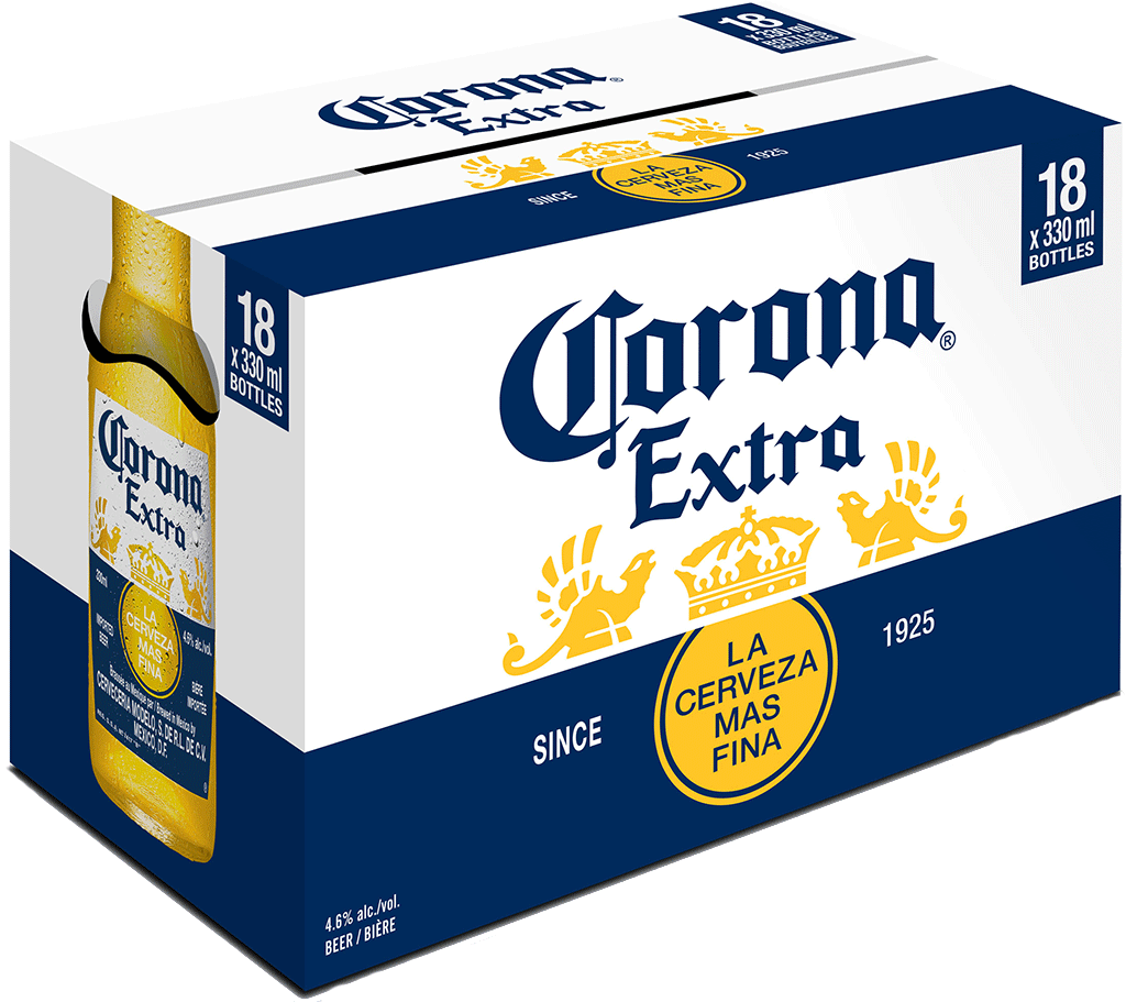 Corona Extra - Carton (1024x911), Png Download