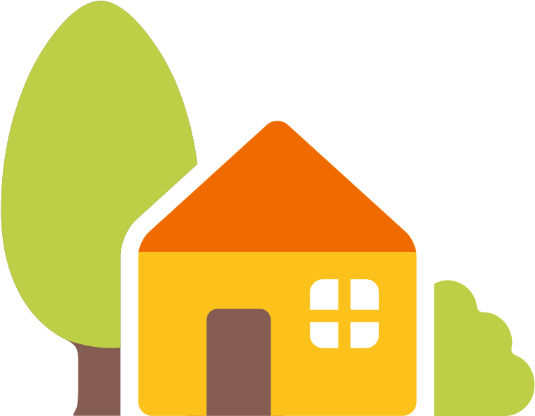 קובץ - Emoji U1f3e1 - Svg - House And Garden Png (768x768), Png Download