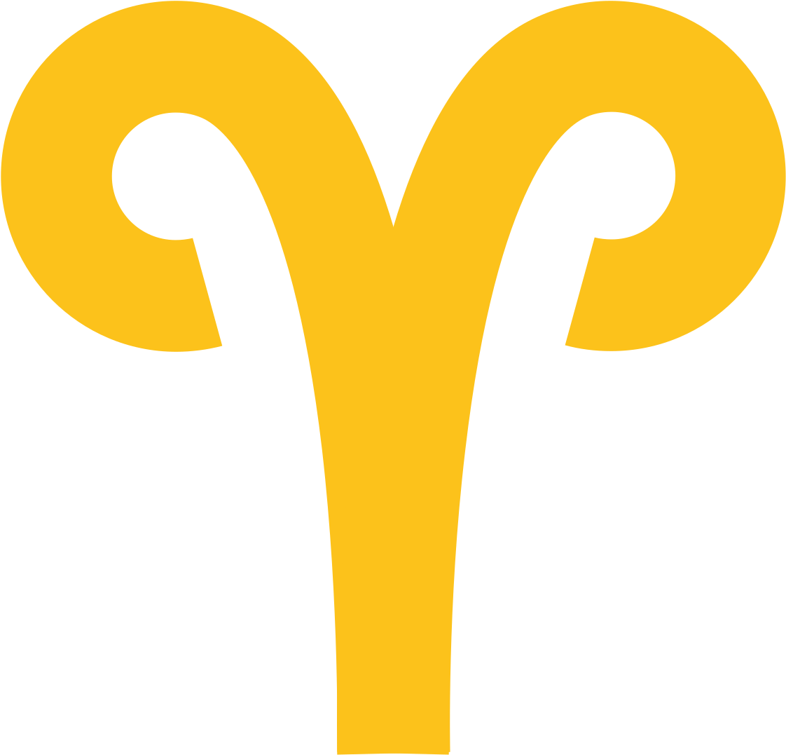 Simbolo Signo De Aries (1200x1200), Png Download