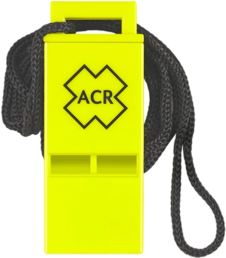 Ww 3 Resq Whistle Accessories Front View - Acr Survival Res-q Whistle W-18" Lanyard (600x600), Png Download