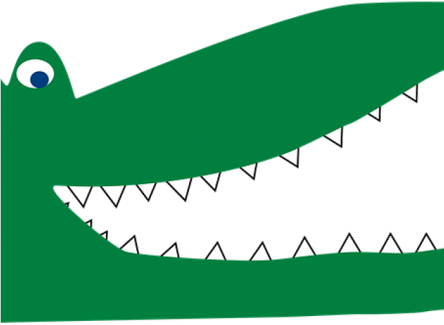 Crocodile Mouth Cartoon (640x480), Png Download